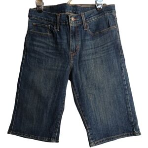LEVI STRAUSS & CO. Men's Dark Blue Jean Shorts